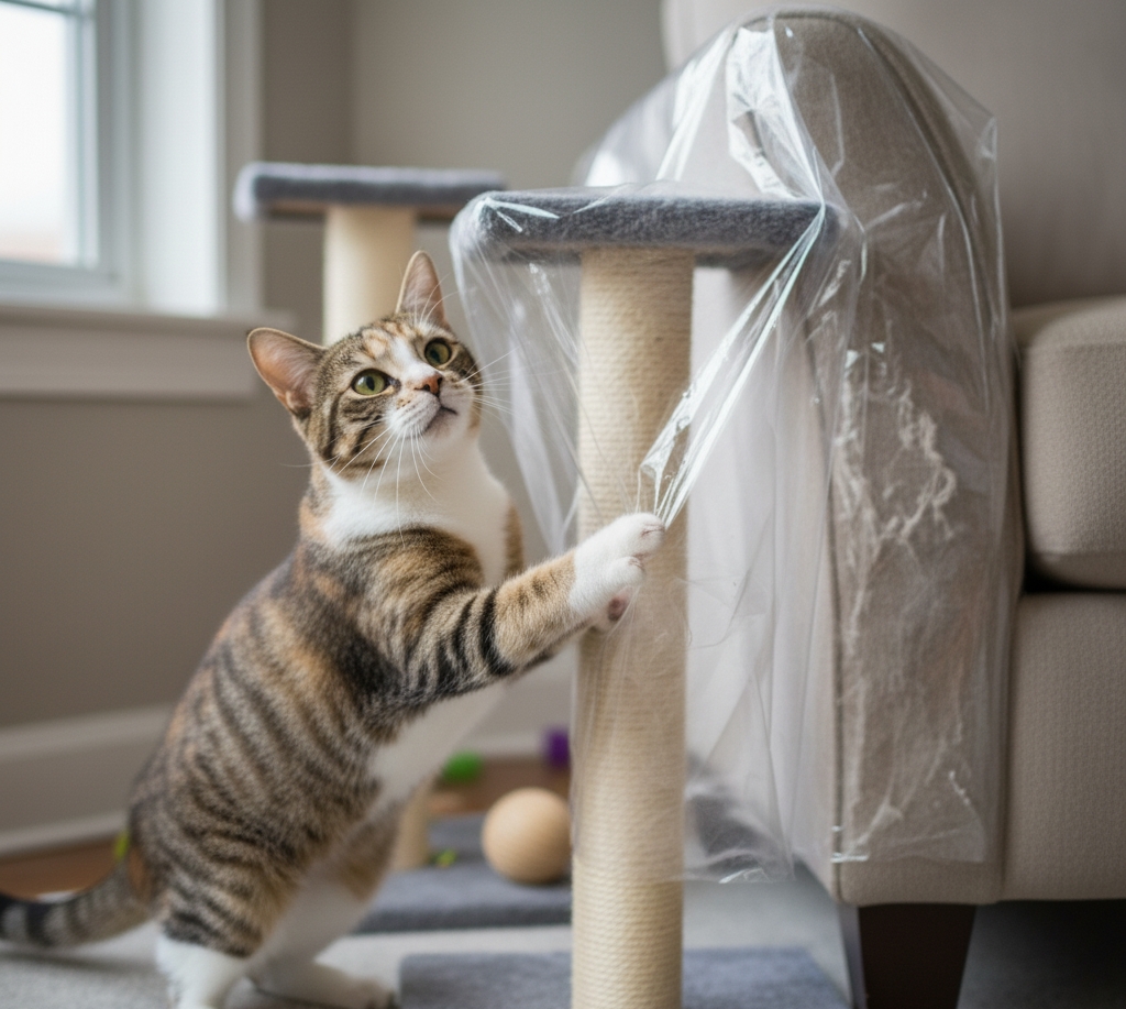 Cat Scratching Furniture